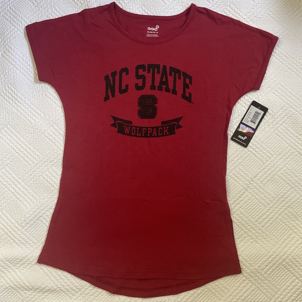 NC State Wolfpack Women's Tunic Sz  XL  Gen2 Sports Red Black College NCAA NWT